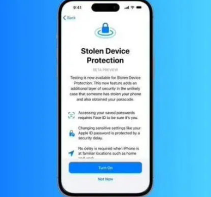 康定苹果授权维修店分享被盗设备保护功能开启方法 