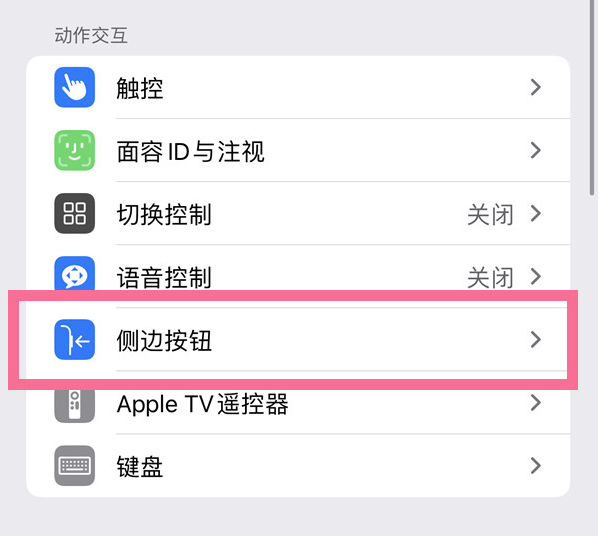 康定苹果14维修店分享iPhone14 Plus侧键双击下载功能关闭方法 