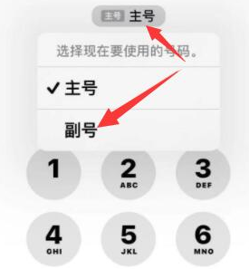 康定苹果14维修店分享iPhone 14 Pro Max使用副卡打电话的方法 