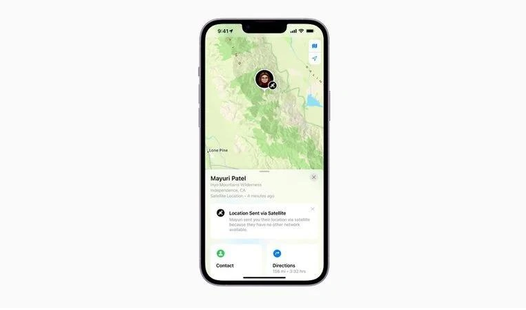 康定苹果14维修分享iPhone14系列中 FindMy功能通过卫星分享位置方法教程 