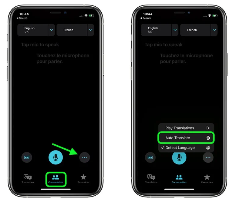 康定苹果手机维修分享iOS 15 “翻译” App 新改进 